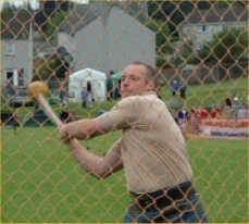 Throwing The Hammer at Dufftown Scottish Highland Games, Dufftown, Moray, Scotland, UK.